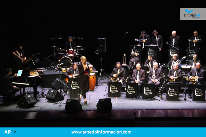 Concierto de jazz a cargo de la banda Leganés Big band
